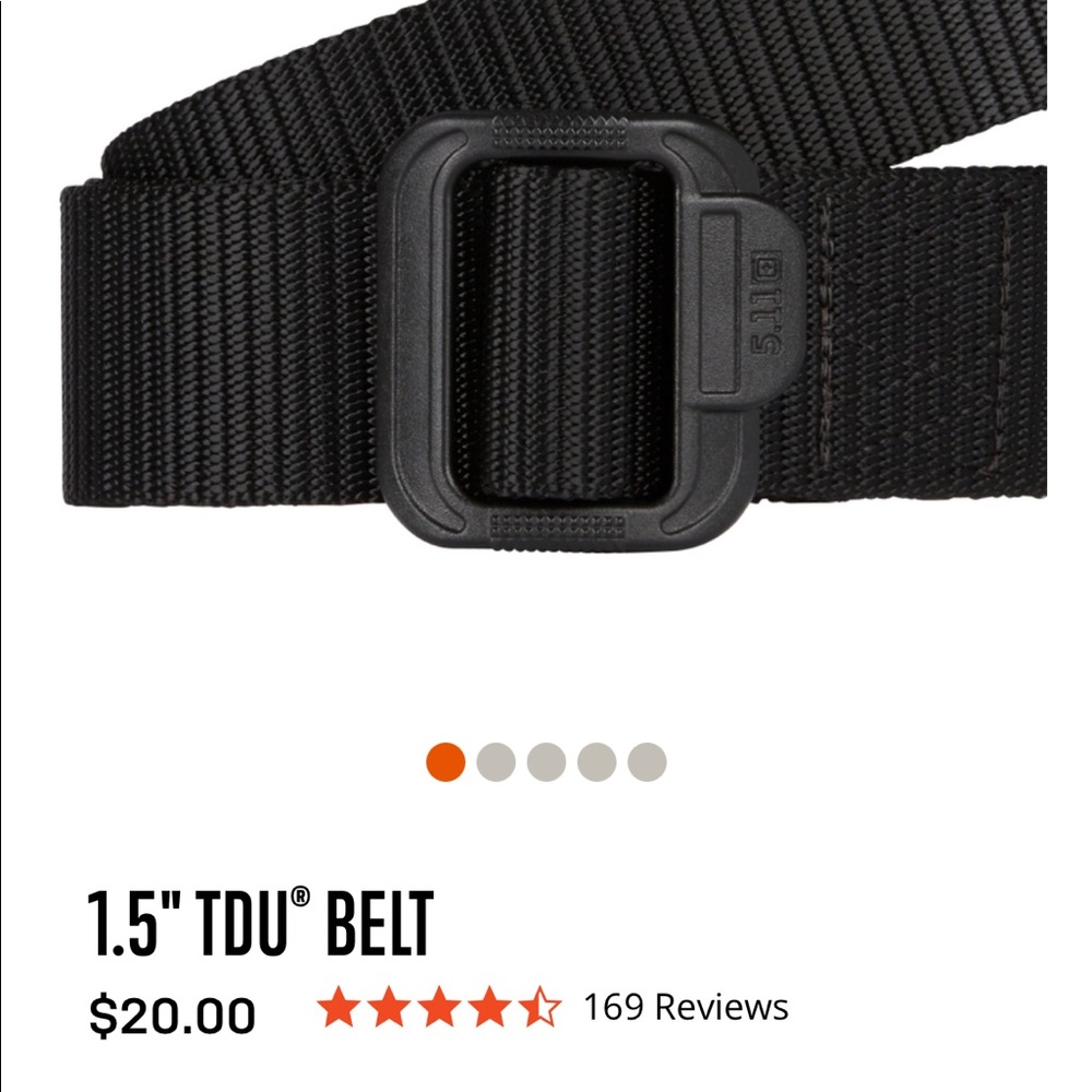 5.11 women’s tactical belt 1.5" TDU® BELT small